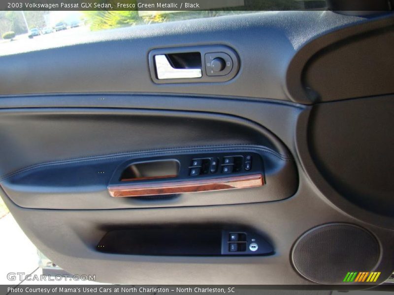 Fresco Green Metallic / Black 2003 Volkswagen Passat GLX Sedan