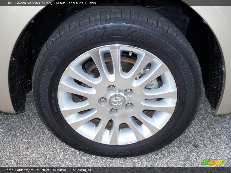 Desert Sand Mica / Fawn 2008 Toyota Sienna Limited