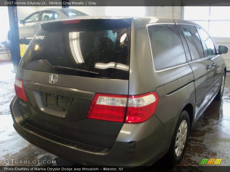 Nimbus Gray Metallic / Gray 2007 Honda Odyssey LX