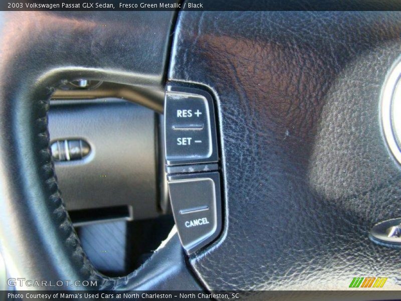 Fresco Green Metallic / Black 2003 Volkswagen Passat GLX Sedan