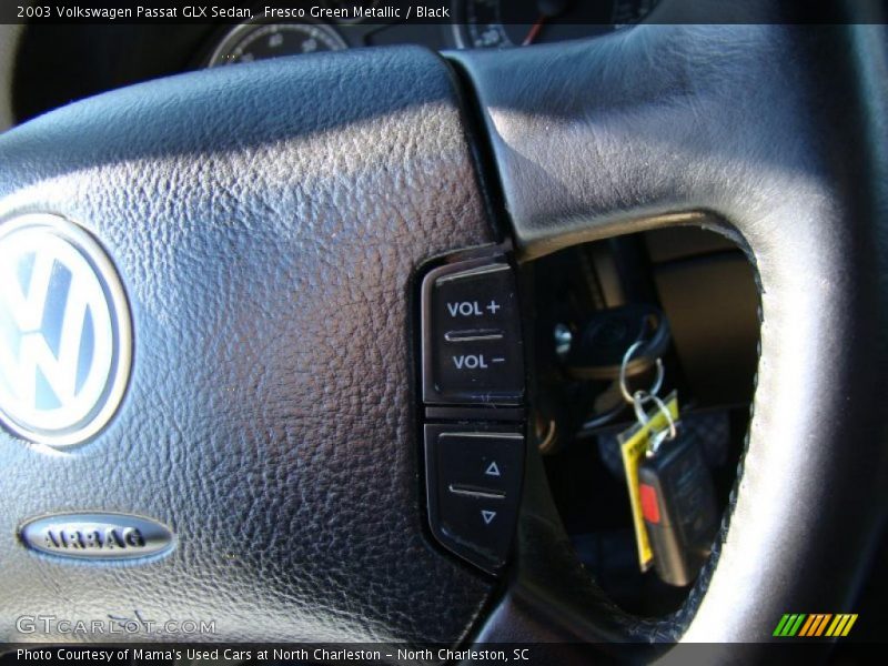Fresco Green Metallic / Black 2003 Volkswagen Passat GLX Sedan