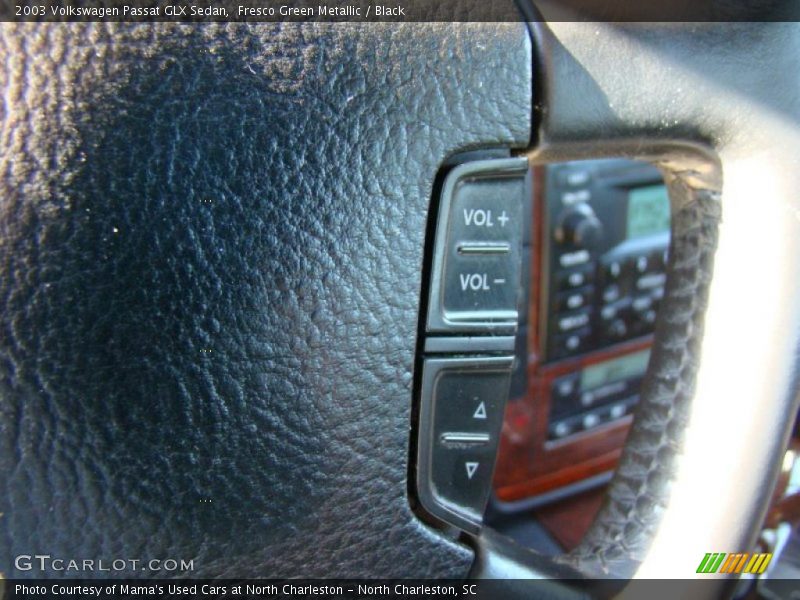 Fresco Green Metallic / Black 2003 Volkswagen Passat GLX Sedan