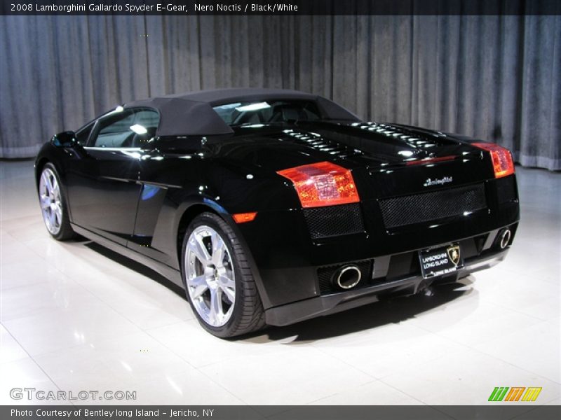 Nero Noctis / Black/White 2008 Lamborghini Gallardo Spyder E-Gear