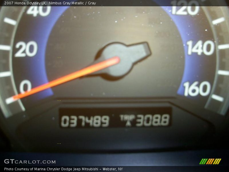 Nimbus Gray Metallic / Gray 2007 Honda Odyssey LX