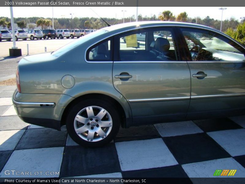 Fresco Green Metallic / Black 2003 Volkswagen Passat GLX Sedan