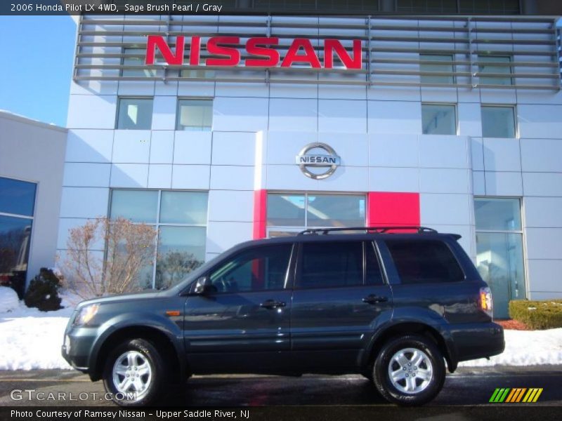 Sage Brush Pearl / Gray 2006 Honda Pilot LX 4WD