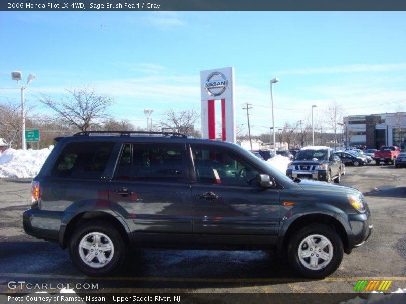 Sage Brush Pearl / Gray 2006 Honda Pilot LX 4WD