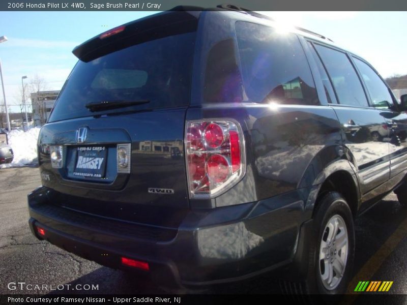 Sage Brush Pearl / Gray 2006 Honda Pilot LX 4WD