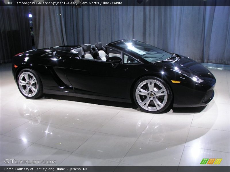 Nero Noctis / Black/White 2008 Lamborghini Gallardo Spyder E-Gear