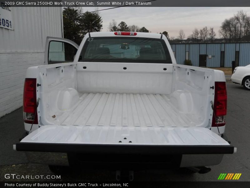 Summit White / Dark Titanium 2009 GMC Sierra 2500HD Work Truck Crew Cab
