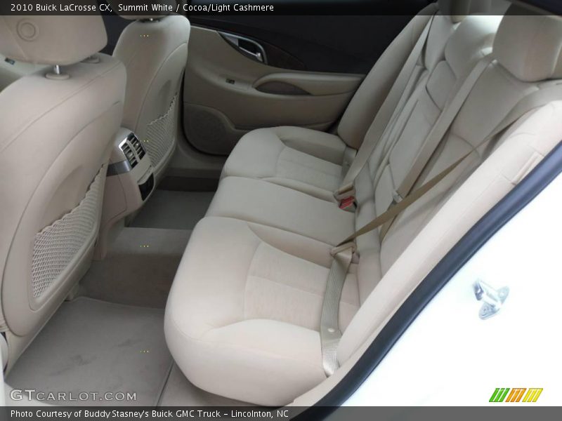 Summit White / Cocoa/Light Cashmere 2010 Buick LaCrosse CX