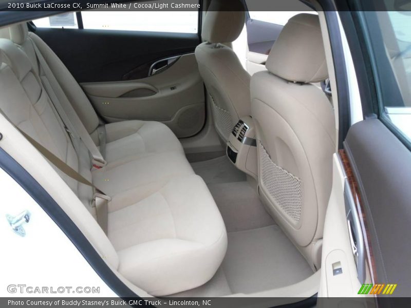 Summit White / Cocoa/Light Cashmere 2010 Buick LaCrosse CX