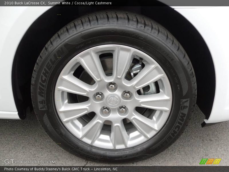 Summit White / Cocoa/Light Cashmere 2010 Buick LaCrosse CX