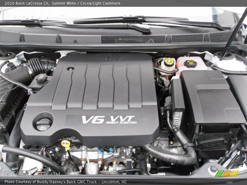 Summit White / Cocoa/Light Cashmere 2010 Buick LaCrosse CX