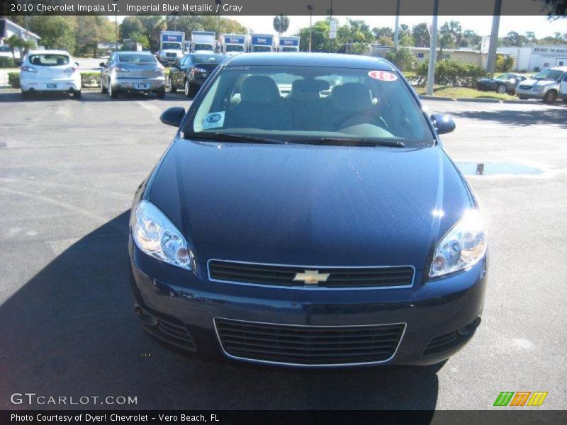 Imperial Blue Metallic / Gray 2010 Chevrolet Impala LT