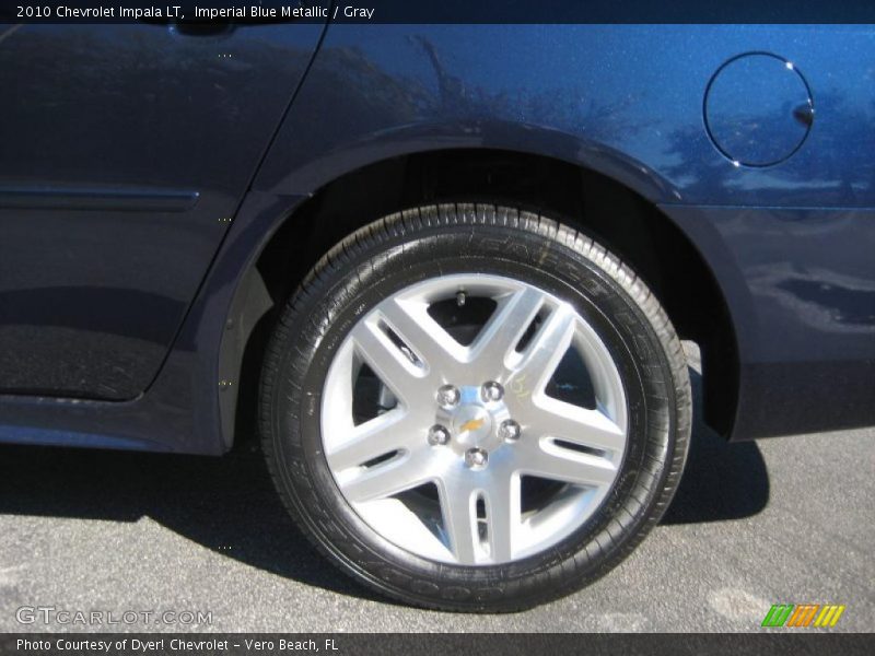 Imperial Blue Metallic / Gray 2010 Chevrolet Impala LT