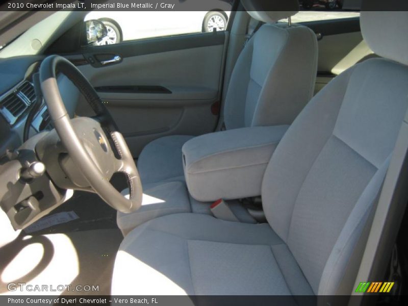 Imperial Blue Metallic / Gray 2010 Chevrolet Impala LT
