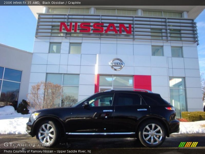 Black Obsidian / Graphite 2006 Infiniti FX 35 AWD