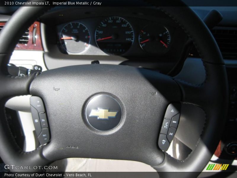 Imperial Blue Metallic / Gray 2010 Chevrolet Impala LT