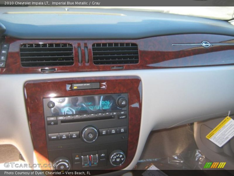 Imperial Blue Metallic / Gray 2010 Chevrolet Impala LT