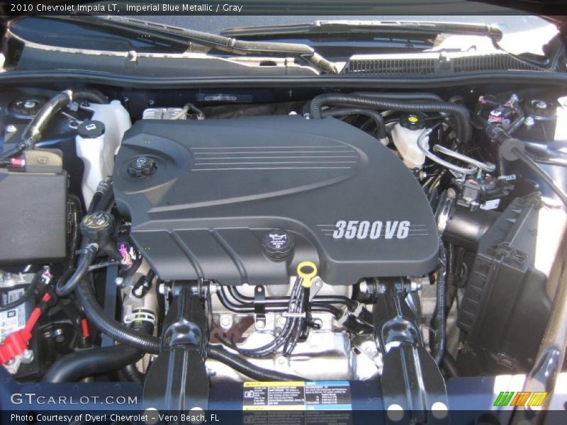 Imperial Blue Metallic / Gray 2010 Chevrolet Impala LT