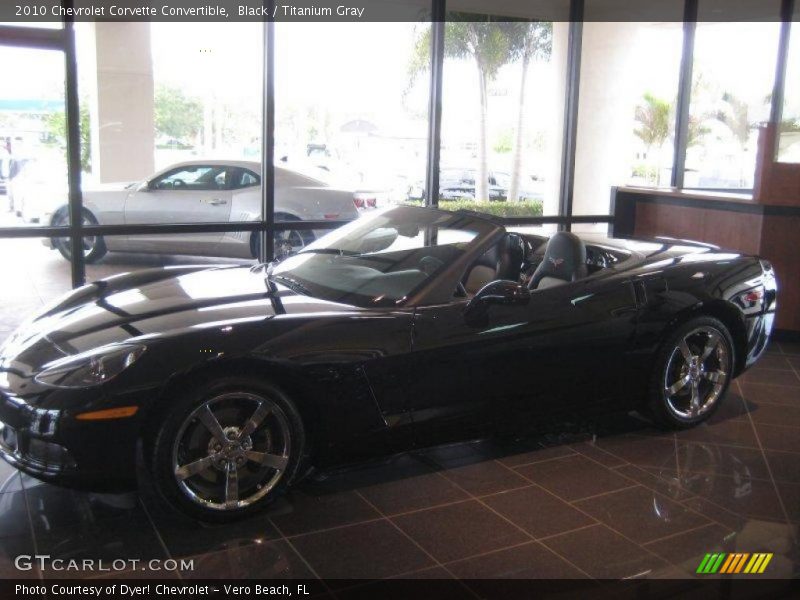 Black / Titanium Gray 2010 Chevrolet Corvette Convertible