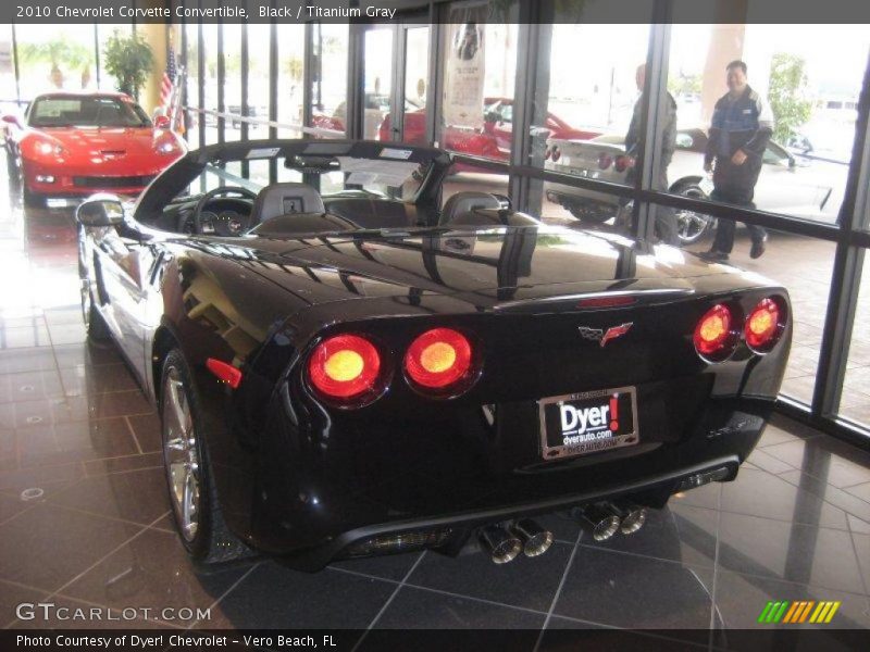 Black / Titanium Gray 2010 Chevrolet Corvette Convertible