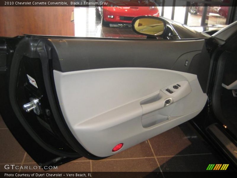 Black / Titanium Gray 2010 Chevrolet Corvette Convertible