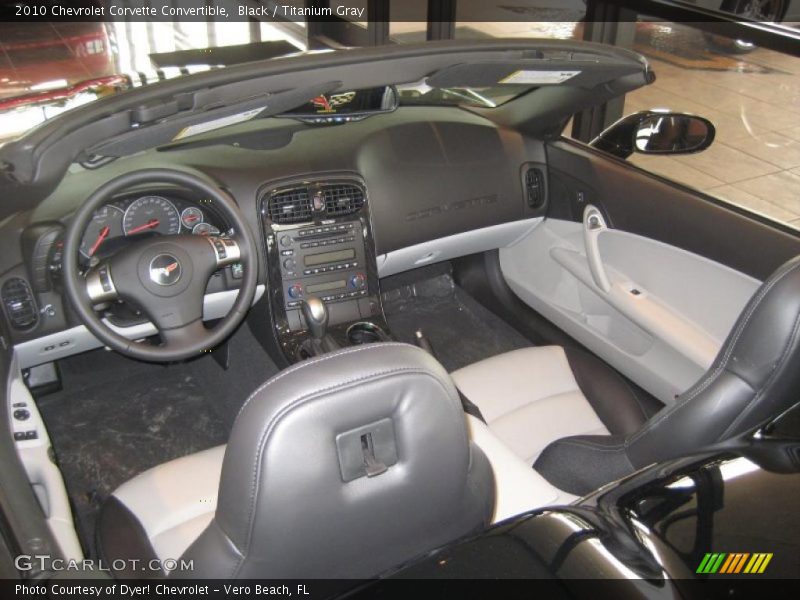 Black / Titanium Gray 2010 Chevrolet Corvette Convertible