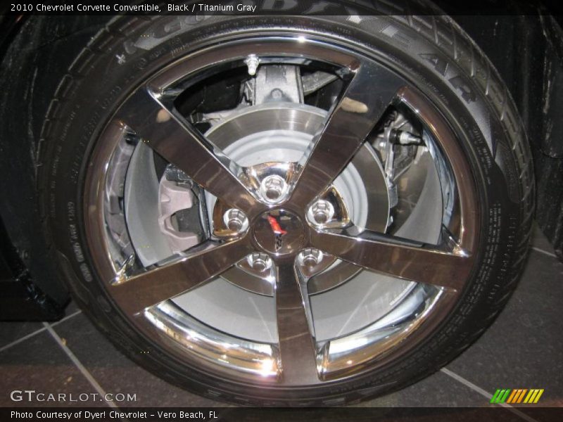 Black / Titanium Gray 2010 Chevrolet Corvette Convertible