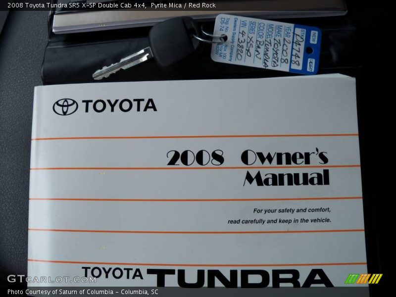 Pyrite Mica / Red Rock 2008 Toyota Tundra SR5 X-SP Double Cab 4x4