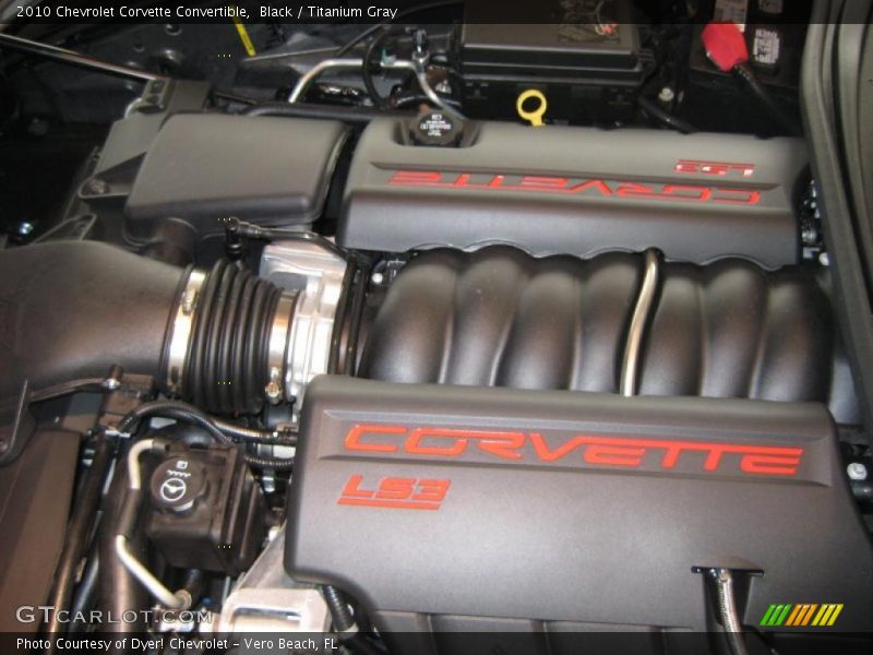 Black / Titanium Gray 2010 Chevrolet Corvette Convertible