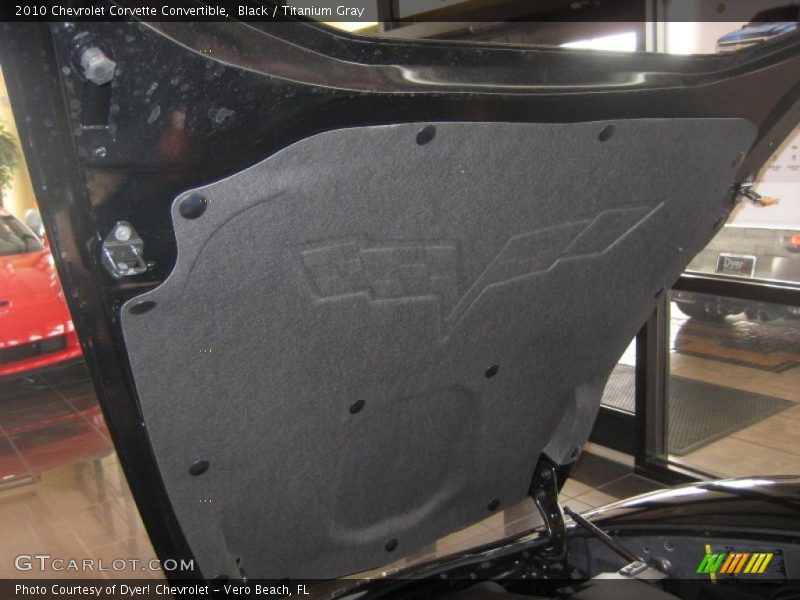 Black / Titanium Gray 2010 Chevrolet Corvette Convertible