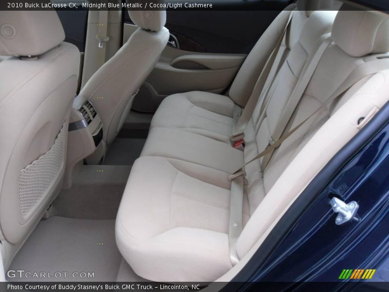 Midnight Blue Metallic / Cocoa/Light Cashmere 2010 Buick LaCrosse CX