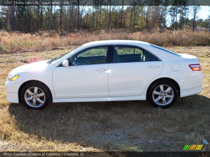 Super White / Ash 2007 Toyota Camry SE