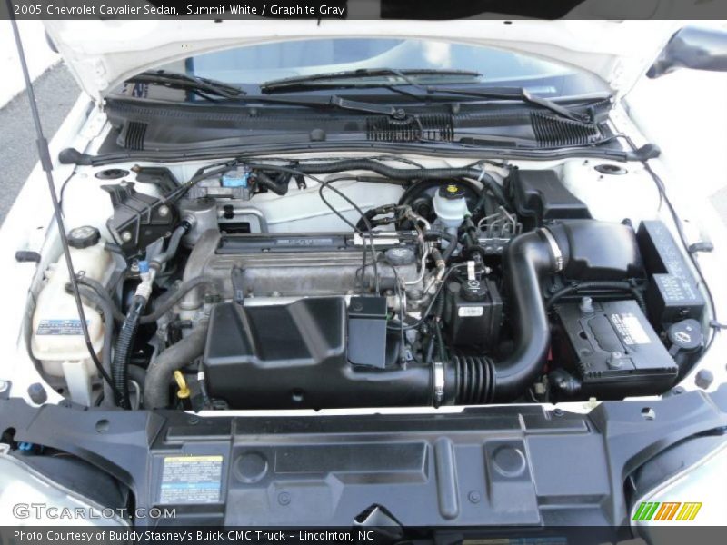 Summit White / Graphite Gray 2005 Chevrolet Cavalier Sedan