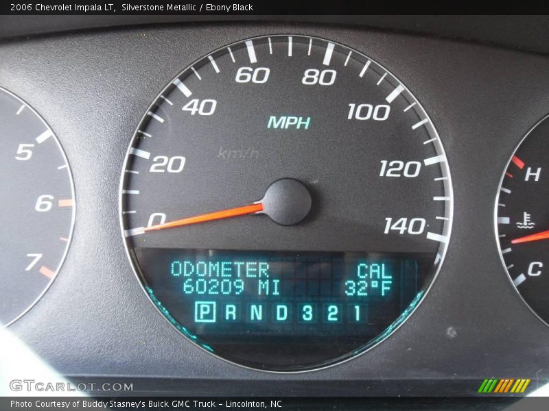 Silverstone Metallic / Ebony Black 2006 Chevrolet Impala LT