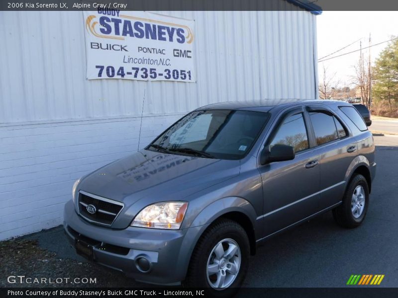 Alpine Gray / Gray 2006 Kia Sorento LX