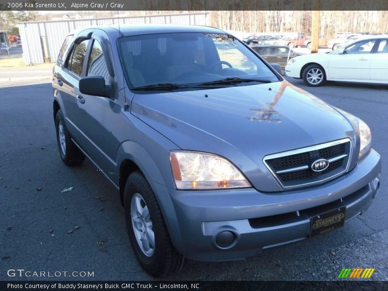 Alpine Gray / Gray 2006 Kia Sorento LX