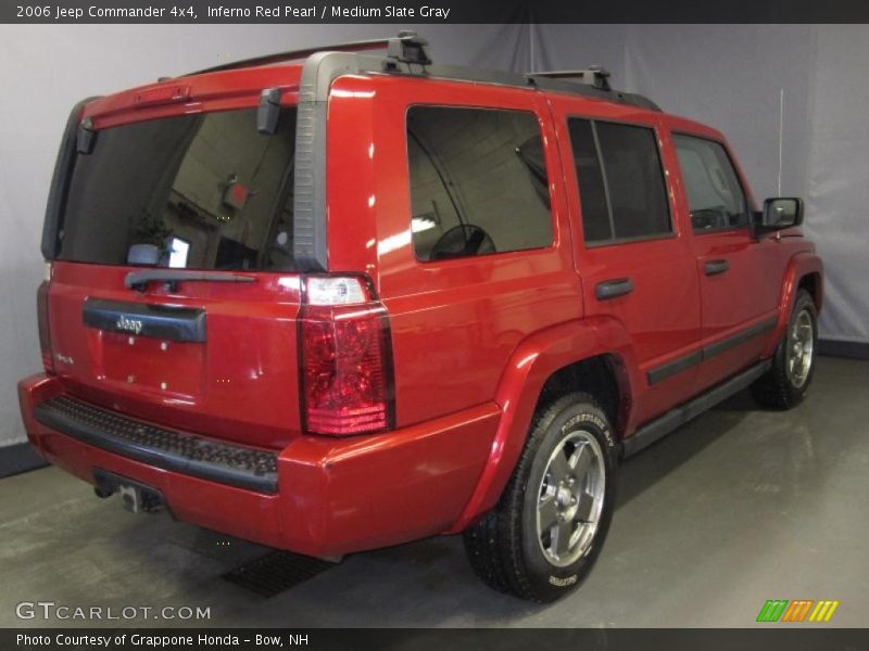 Inferno Red Pearl / Medium Slate Gray 2006 Jeep Commander 4x4