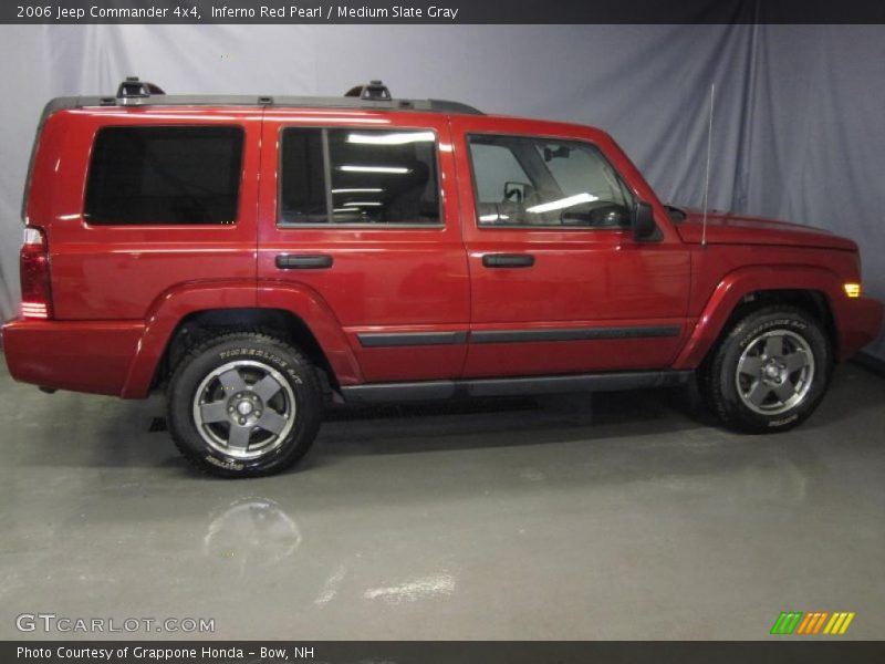 Inferno Red Pearl / Medium Slate Gray 2006 Jeep Commander 4x4