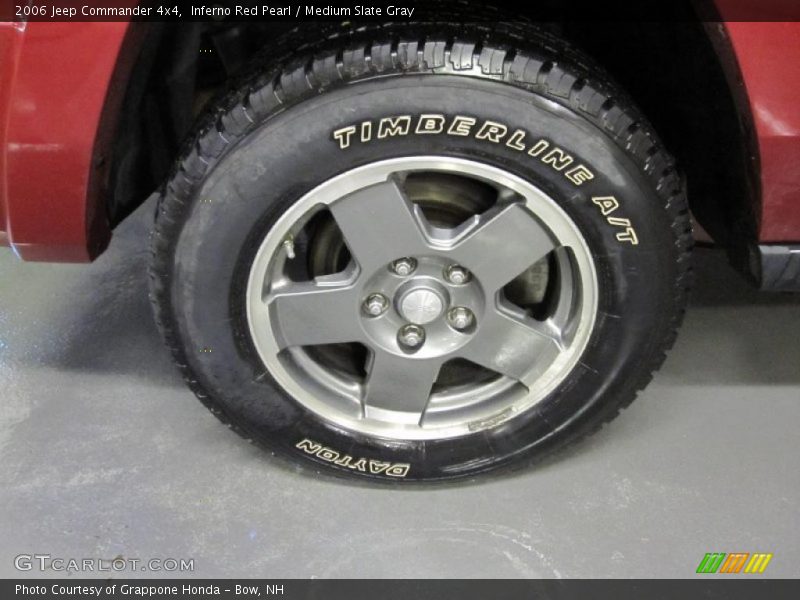 Inferno Red Pearl / Medium Slate Gray 2006 Jeep Commander 4x4