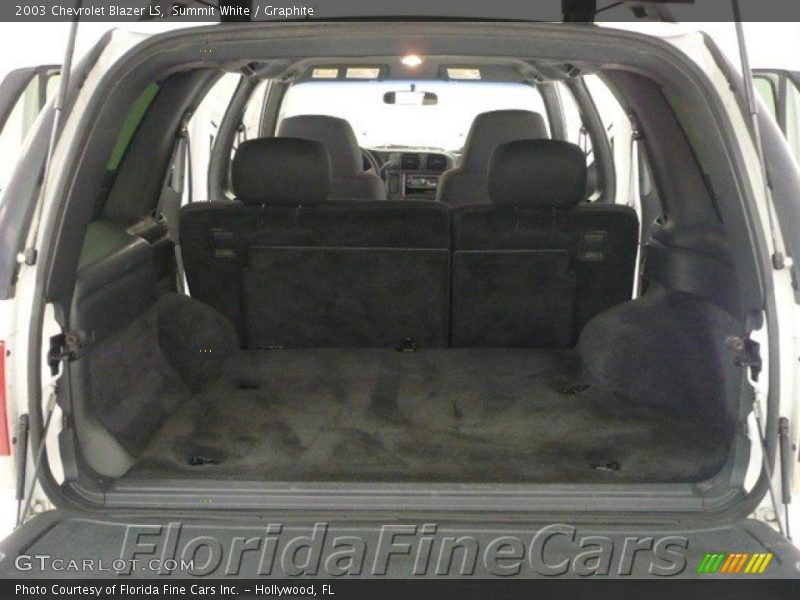 Summit White / Graphite 2003 Chevrolet Blazer LS