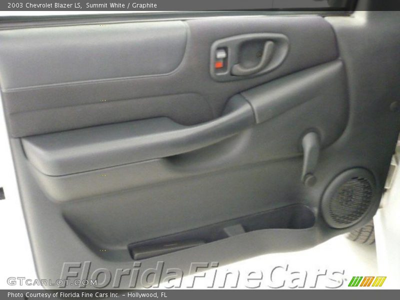 Summit White / Graphite 2003 Chevrolet Blazer LS