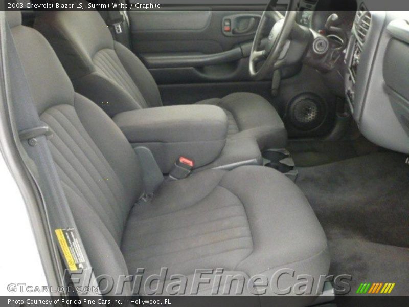 Summit White / Graphite 2003 Chevrolet Blazer LS