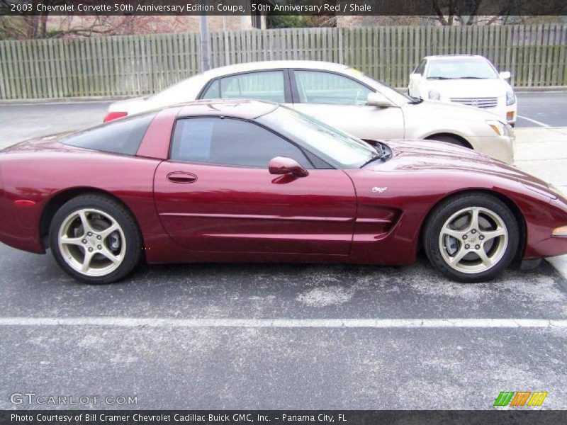 50th Anniversary Red / Shale 2003 Chevrolet Corvette 50th Anniversary Edition Coupe