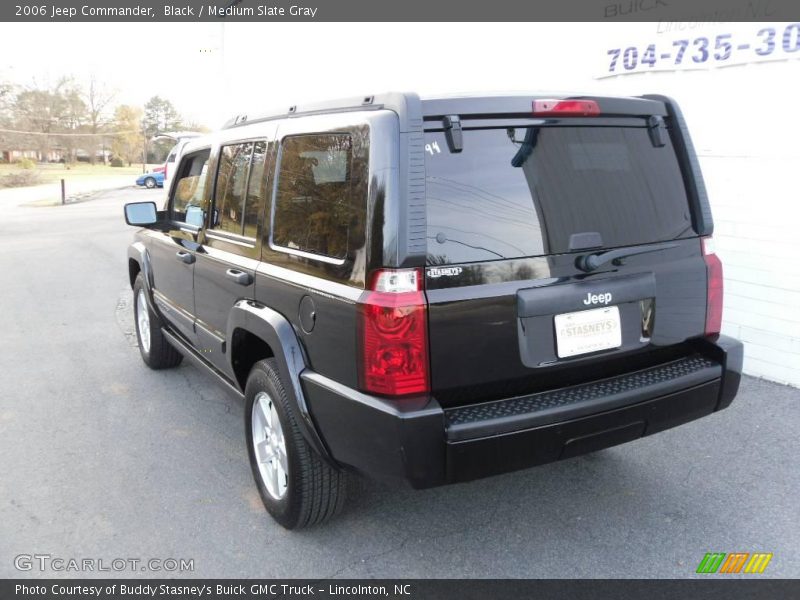 Black / Medium Slate Gray 2006 Jeep Commander