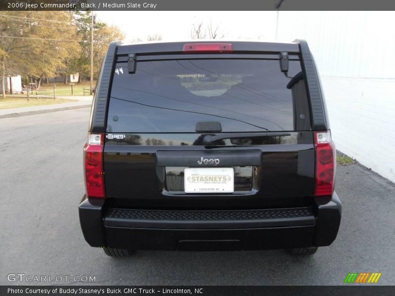 Black / Medium Slate Gray 2006 Jeep Commander