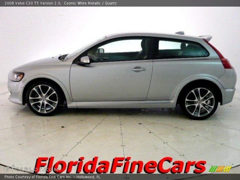 Cosmic White Metallic / Quartz 2008 Volvo C30 T5 Version 2.0