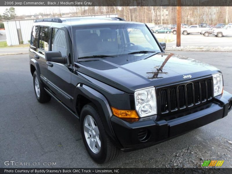 Black / Medium Slate Gray 2006 Jeep Commander
